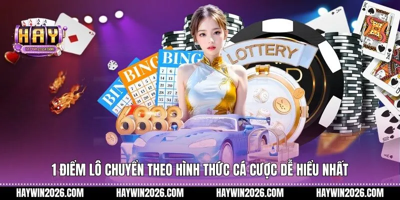 1 điểm lô chuyển theo hình thức cá cược dễ hiểu nhất