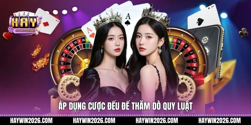 Áp dụng cược đều để thăm dò quy luật 