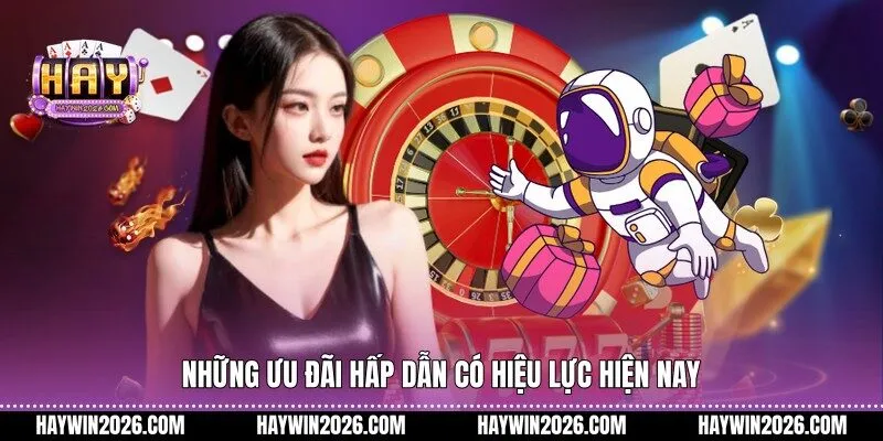 Những ưu đãi hấp dẫn có hiệu lực hiện nay