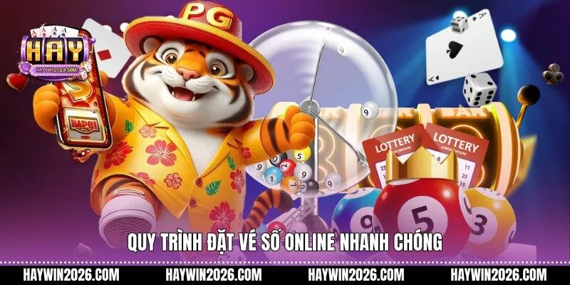 Quy trình đặt vé số online nhanh chóng